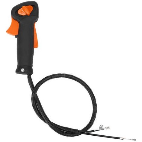Poignée d'accélérateur de remplacement pour débroussailleuse STIHL FS120 FS200 FS250 – Plastique haute qualité – Installation simple – Longueur 18,5 cm (1/5)