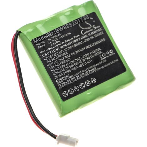 vhbw batteria sostituisce Velleman BPHPS140 per oscilloscopio, dispositivo di misurazione (800mAh, 4,8V, NiMH)