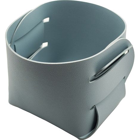 Porte-pinceaux de maquillage en liège et cuir - Rangement pour accessoires de bureau - Porte-stylo - Décoration tendance pour la maison (1/5)
