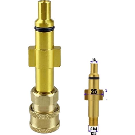 "outputtitle": "Connecteur de nettoyeur haute pression, connexion rapide 1/4", "adaptateur baïonnette , B (1/2)