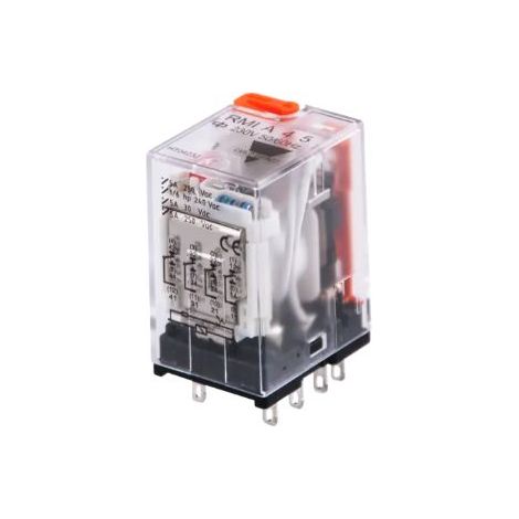 Carlo Gavazzi RCP Relais de puissance 4 RT, bobine 230V c.a. Enfichable 1.2W ( Prix pour 1 )