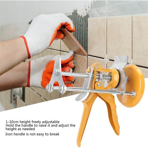 Outil de réglage de hauteur pour carreaux de céramique, rehausseur de carreaux muraux, outil de pose de carrelage 1-10 mm (1/3)