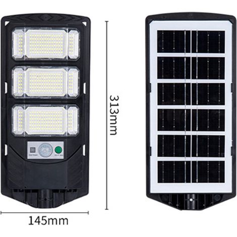 Ortviai Applique Solaire Extérieure Étanche avec Capteur de Mouvement, 144 LED, pour Jardin et Terrasse (1/4)
