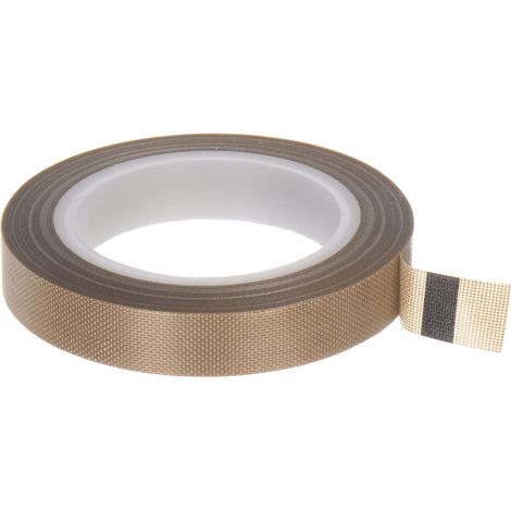 Rouleau de ruban adhésif PTFE haute température Sourcing Map Fabric 0,4 po x 33 pi, épaisseur 0,13