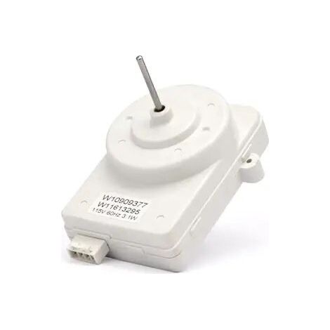 The W11613295 refrigerator condenser fan motor is compatible with Kenmore Whirlpool W10909377 120V. (1/3)