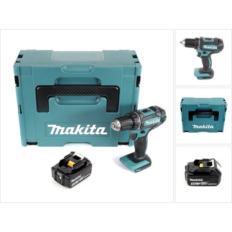 Makita DDF 482 T1J Akku Bohrschrauber 18 V 62 Nm + 1x Akku 5,0 Ah + Makpac - ohne Ladegerät (1/5)