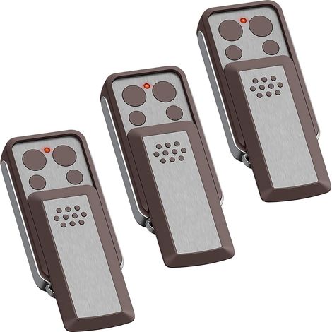 Lot de 3 pour 114253 Télécommande Motorisation Portail Porte de Garage (1/5)