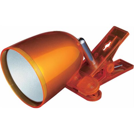 FLEXO LED PINZA MINI 3W 6400K 100º 230V NARANJA (1/2)