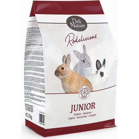 Alimentazione per animali - DELI NATURE - Rivestimento a 5 stelle - 2,5 kg - Junior - Coniglio nano