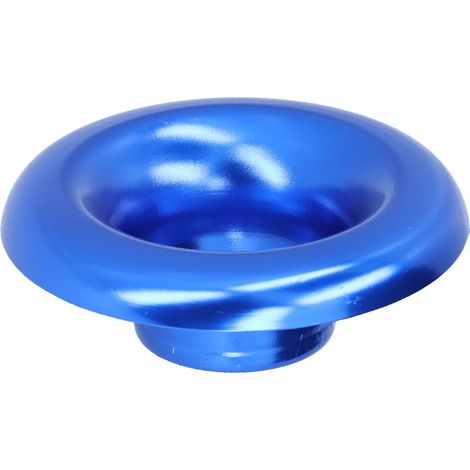 3.5 pouces Adaptateur entrée d'air froid cône de turbo CNC aluminium bleu accessoire modification auto (1/5)