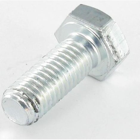 Vis métaux Tête hexagonale TH M4X35 Classe 6.8 Acier zingué-1 pièce (1/2)