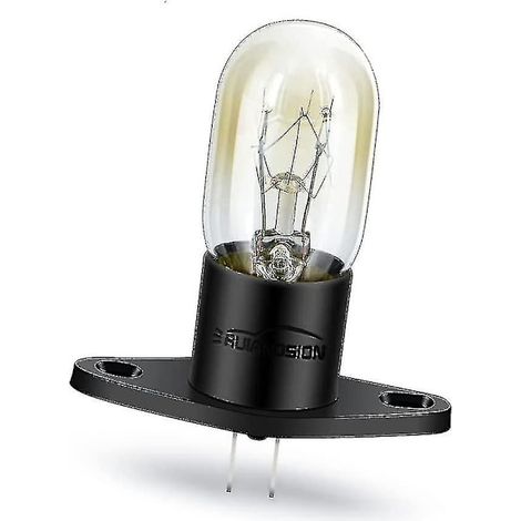 Lampe pour four à micro-ondes, culot T170, 230 V, 20 W, compatible avec tous les fours à micro-ondes, couleur poire, blanc chaud.
