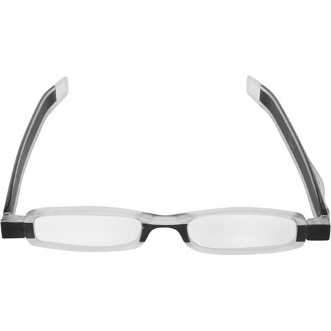 Lunettes de lecture pliables à rotation 360° pour seniors, monture bicolore noire TR90250, design portable et léger. (1/5)