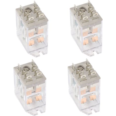 220-V-wasserdichtes elektromagnetisches Relais, 4 Stück, vielseitiges thermoplastisches Gehäuse, ideal für Garagentore und Automatisierungssysteme (1/5)
