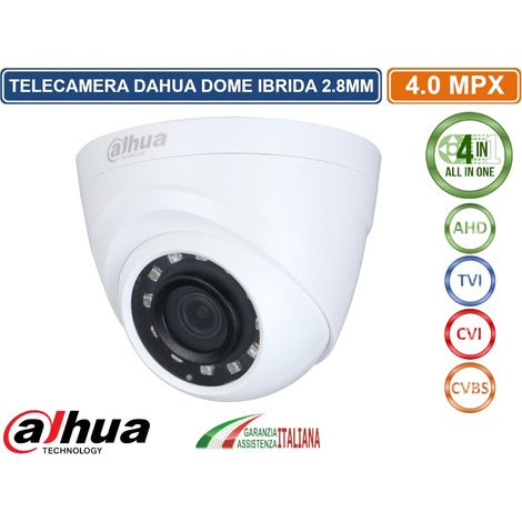 DAHUA HAC-HDW1400RP TELECAMERA IBRIDA 4 IN 1 AHD CVI TVI CVBS 4MPX 2.8MM IP50 IR LED 20 METRI (1/2)