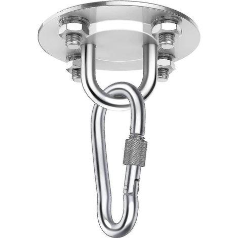 Crochet de plafond pour chaise suspendue, support en acier inoxydable de qualité supérieure, jusqu'à 400 kg (1/3)