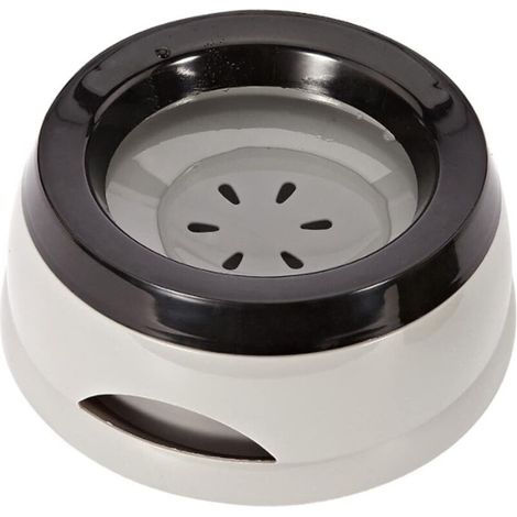 Gamelle pour Chien, Bol d'eau pour Chien,Gamelles de Voyage, Distributeurs d'eau,Gamelle à Eau Anti Débordement, Eau de Chien Véhicule Bol,Distributeur d'eau Lente pour Animal Domestique(Gris)