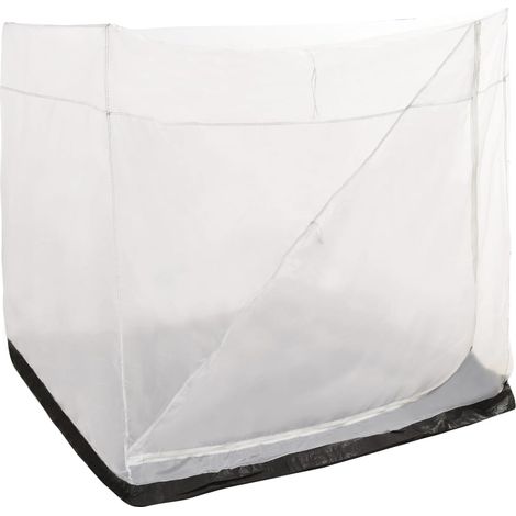 Tente intérieure universelle pour auvent, polyester respirant, gris clair, 220 x 200 x 175 cm - PANGIVO (1/5)
