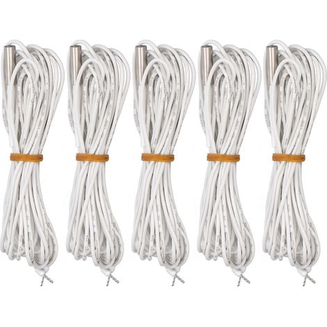 Cartouche Chauffante 24V 60W pour Imprimante 3D, 5 Pièces avec Tube en Acier Inoxydable 2M, Accessoires de Remplacement (1/5)