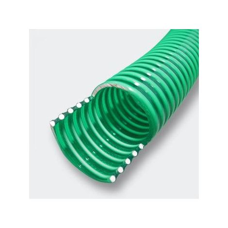 50 mètres Tuyau d'aspiration en PVC 3/4 Pouces (19,05 mm), avec spirale de renforcement
