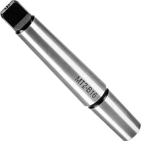 Mandrin cône Morse MK2 - B16 DIN 238 – Arbre porte-mandrin 40Cr pour perceuse, fraiseuse, tour – Queue cône Morse haute précision trempée et rectifiée (1/5)
