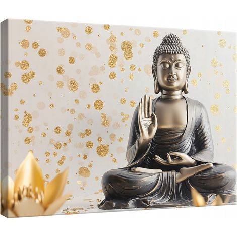 toile Peinture Murale abstraite bouddha pour chambre salon cuisine 40x30 (1/3)