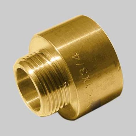 "MANICOTTO RIDOTTO MASCHIO/FEMMINA OTTONE GIALLO - 1""x1""1/4"