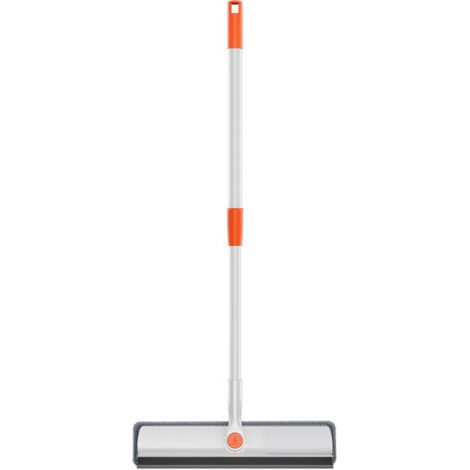 Brosse de nettoyage pour vitres, outil de nettoyage de vitres 2 en 1 avec colonne rétractable, équipement de lavage de vitres ou portes et fenêtres en verre (1/3)