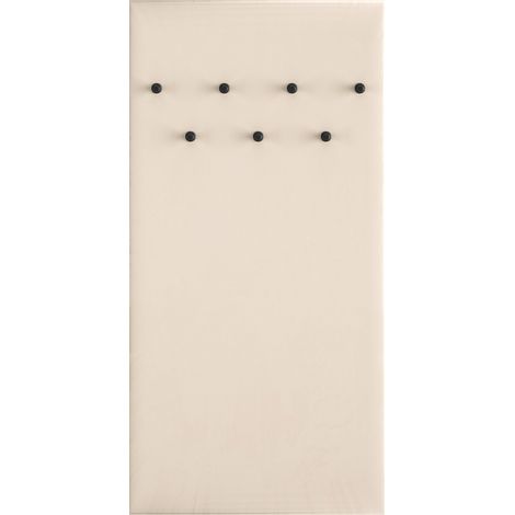 Selsey CALETTO - Porte-manteau mural rembourrée - 68 cm - beige (1/4)