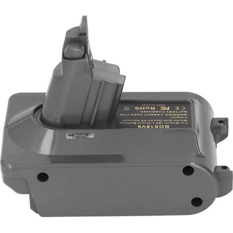 Adaptateur de batterie, boîtier haute dureté, convertisseur enfichable à plusieurs reprises pour aspirateur Bosch 18V à V6 (1/5)