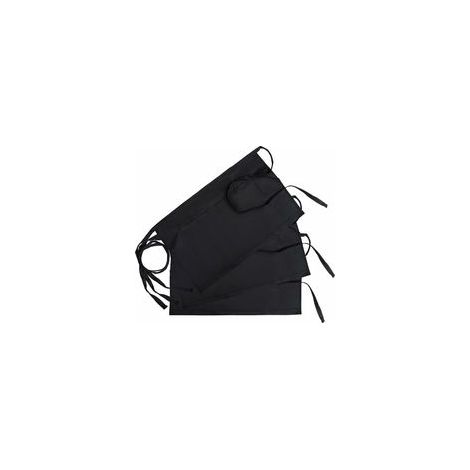 Lot de 3 tabliers courts unisexes avec poches pour cuisine, service, artisanat – (1/5)