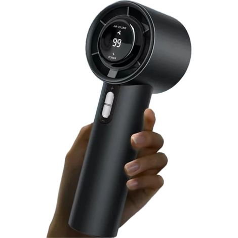 Ventilateur portable silencieux 100 vitesses USB rechargeable, mini ventilateur pour bureau maison et voyage,Noir (1/5)