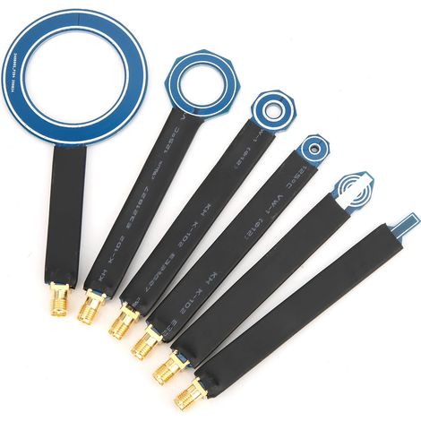 Ensemble de 6 sondes de champ magnétique proche pour tests de rayonnement et de conduction EMI/SMA (1/5)