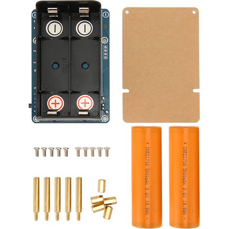 Alimentation UPS 5V Sortie Micro USB 21700/5000mAh Interface I2C Module de Secours pour Carte Mère RasPi (1/5)