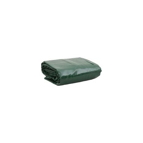 Lona verde de 1,5 x 2 m, 650 g/m² - Crezuo (1/4)