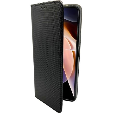 Buch Tasche "Smart" kompatibel mit XIAOMI REDMI NOTE 11 PRO PLUS 5G Hülle mit Standfunktion, Kartenfach Schwarz (1/4)