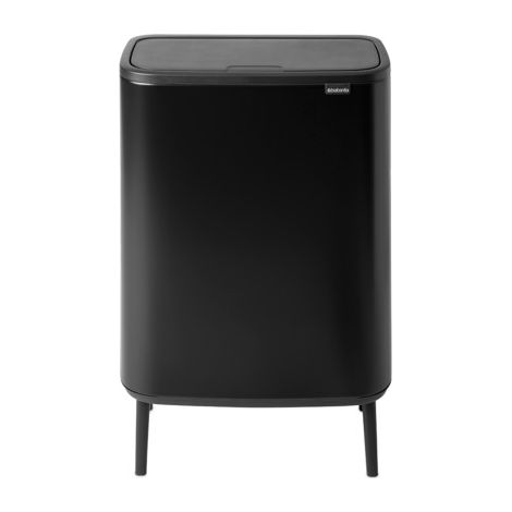 Poubelle Touch Bo Touch Bin Hi, 2 x 30 L - Matt Black (1/3)