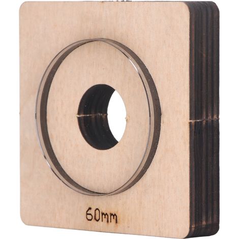 Matrice de découpe pour cuir, diamètre 60 mm, forme ronde creuse, en acier allié haute dureté, moule à poinçonner pour cuir (1/5)