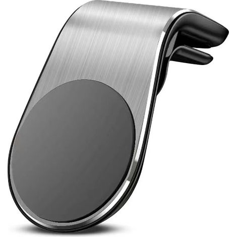 Support magnétique universel pour téléphone de voiture avec prise d'air de type L, aimant 360° pour grille d'aération