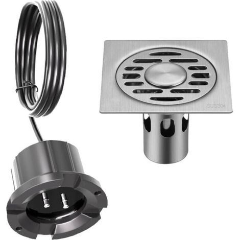 Détecteur d'Alarme de Fuite d'Eau Filaire 12V avec Siphon de Sol 10104,5 cm pour Salle des Machines (1/2)