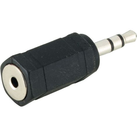 Microconnect 3.5mm/2.5mm M/F 2.5mm Schwarz - Adapter für cable (3.5mm, 2.5mm, Stecker/Buchse, Schwarz)