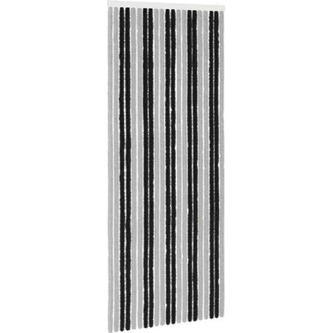Rideau chenille anti-insectes, gris-noir, 90 x 220 cm (1/5)