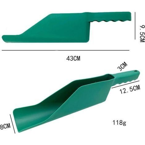 Dachrinnenschaufel – Gartenschaufel, Werkzeug zur Dachrinnenreinigung, Dachrinnenschaufel, Gartenhaus-Reinigungsschaufel (1/4)