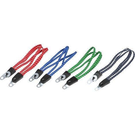 Sangle d'arrimage élastique pour vélo - 1 pièce - 60 x 3 x 1 cm - Couleurs variées - Fixation porte-bagages - Accessoire vélo (1/5)