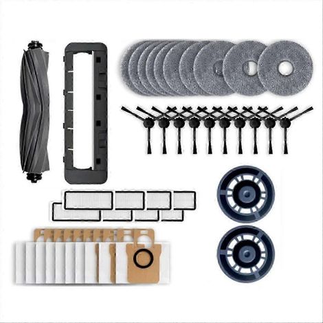42-teiliges Ersatzteilset für den Saugroboter Bot L20 Ultra / X20 Pro: Hauptbürste, Seitenbürste, HEPA-Filter und Wischmopp. (1/5)