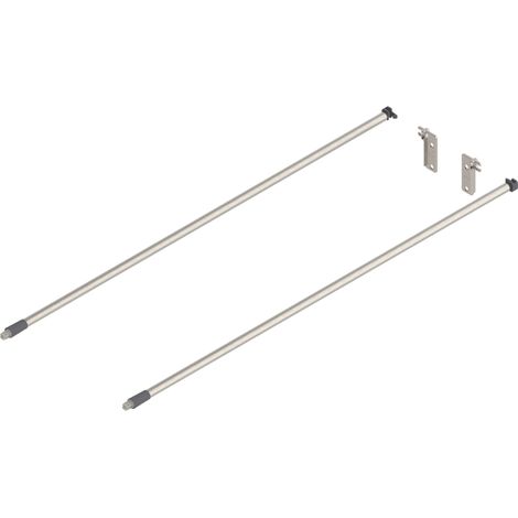 Blum Reling-Set Inserta für Tandem und Movento Nennlänge 650mm eloxiert nickel