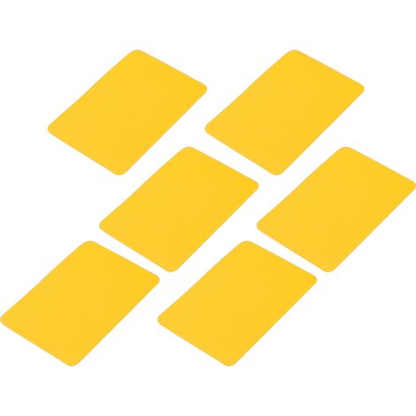Kit de réparation 6 pièces pour bateau gonflable, kayak et jouets aquatiques - Patchs résistants à l'usure, Jaune (1/5)