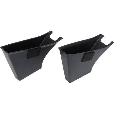 Lot de 2 boîtes de rangement pour portières de voiture, en ABS anti-déformation, remplacement pratique pour portes arrière de Tesla Model 3 Y (1/5)