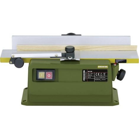 Proxxon – Raboteuse AH 80 – Table 400 x 80 mm – Largeur de rabotage 80 mm – Moteur DC pour bois dur – Protection de fraisage