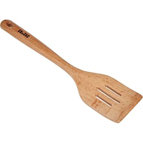Spatola ibili legno naturale 30 cm forata cucina (1/4)